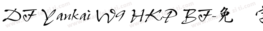 DF Yankai W9 HKP BF字体转换